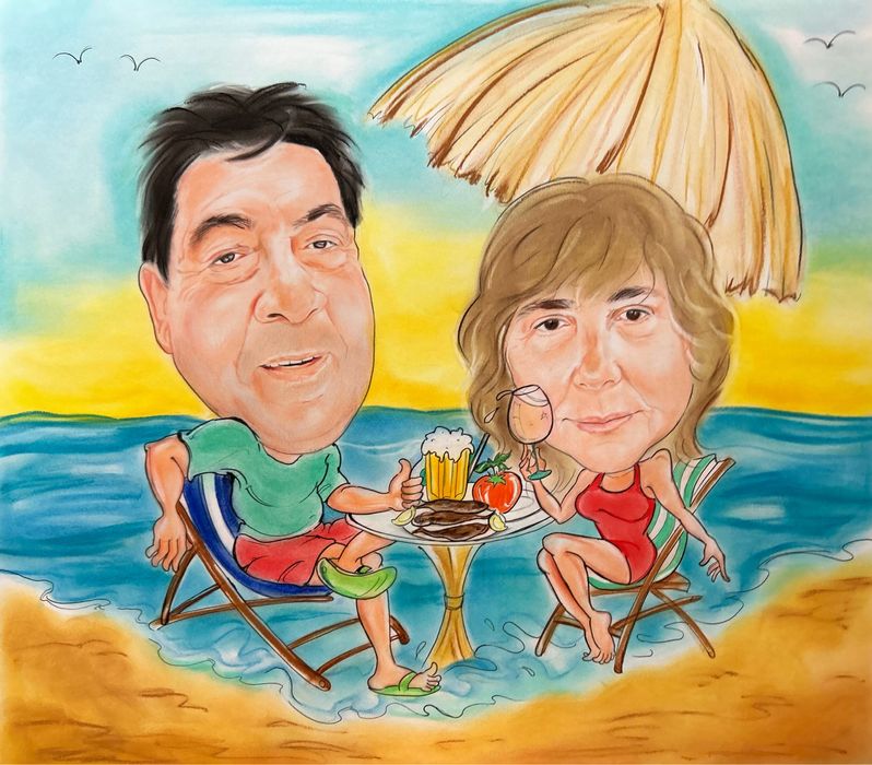 Карикатури , шаржове ръчно рисувани