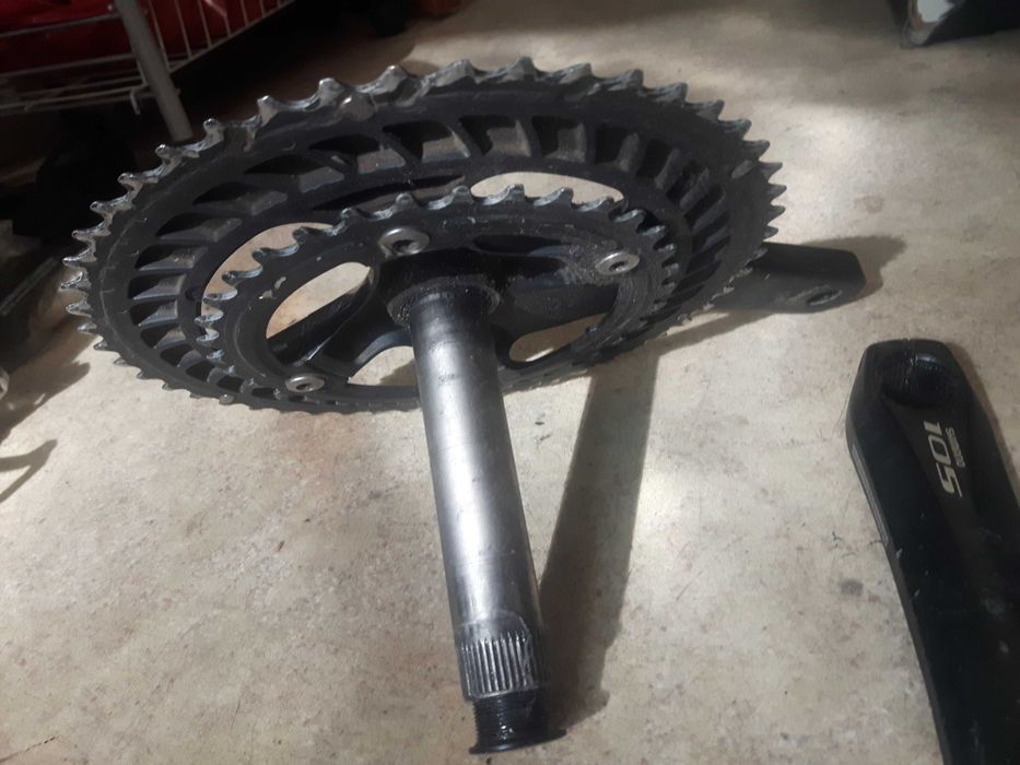 Курбели - FC-5800 / 170mm  Сменено от работещо колело  Курбел Shimano FC-5800 / 170mm