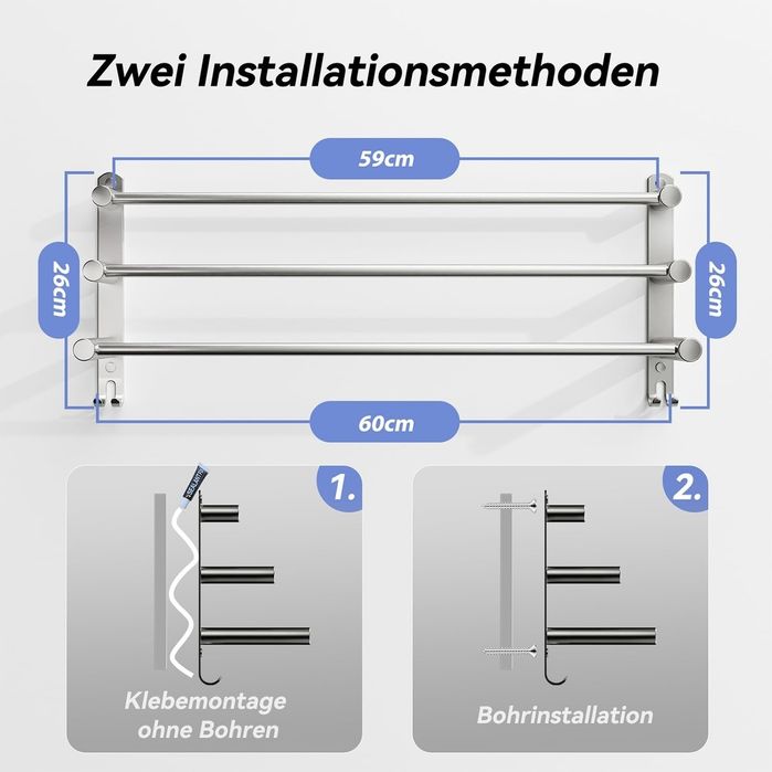 Suport prosoape 60cm
