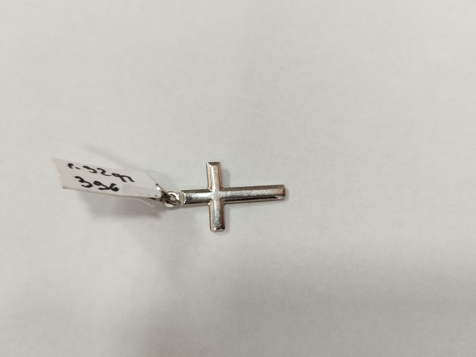 Cruce aur alb 14k 1.32gr (ctg)