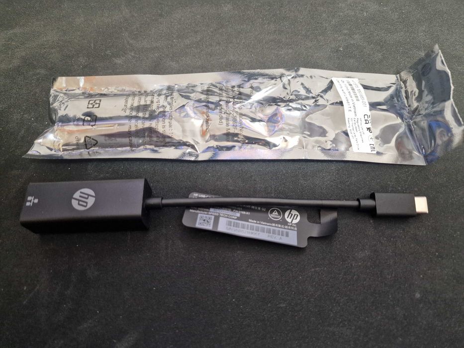 Adaptor USB-C la RJ45 Gigabit HP TPA-LS001D - NOU