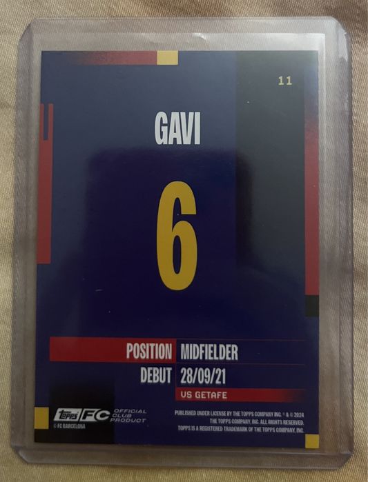 Лимитирана карта на Гави до 250 бройки в света