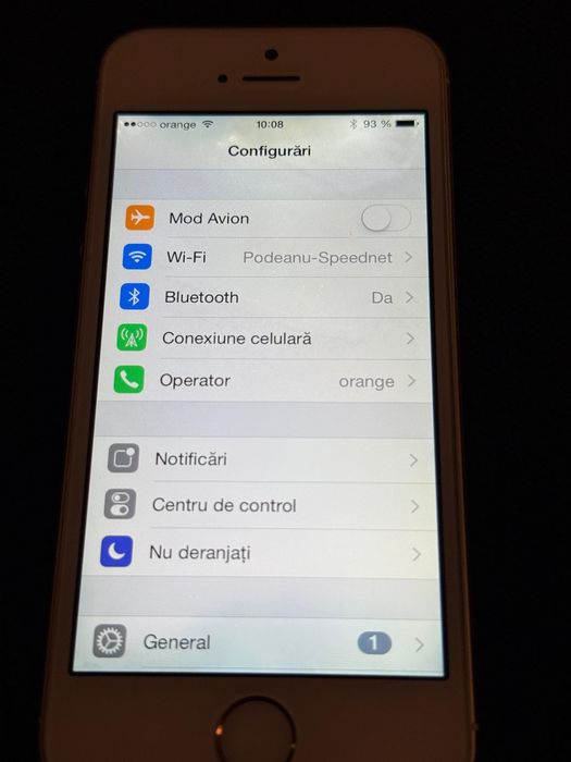 iPhone 5s Gold iOS 8.1.2
