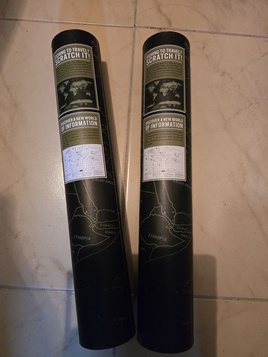 Скреч карти на света