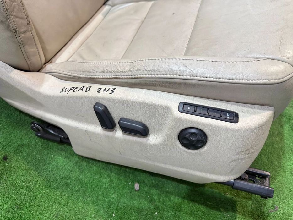 INTERIOR PIELE / SCAUNE + BANCHETE SKODA SUPERB FACELIFT 2013-2015