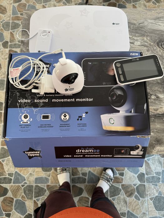 Monitor video bebeluși Tommee Tippee Dreamee – stare foarte bună