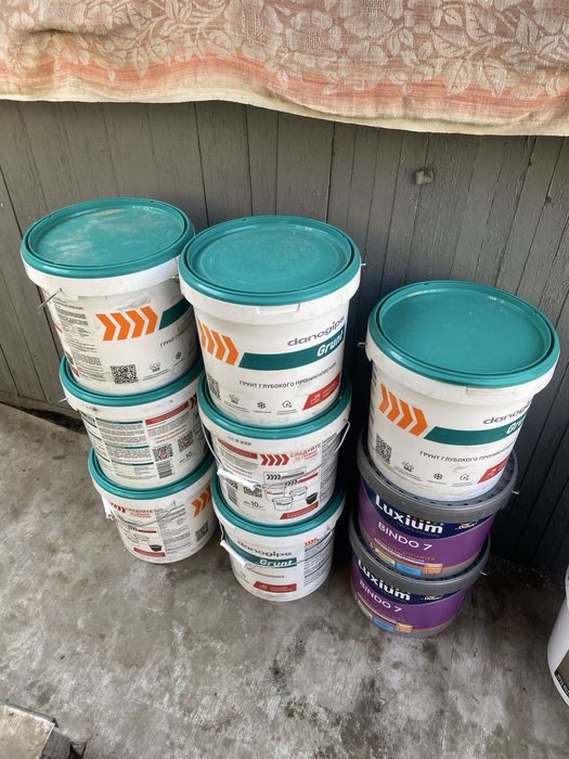 Краска Luxium Bindo 7 и грунтовка