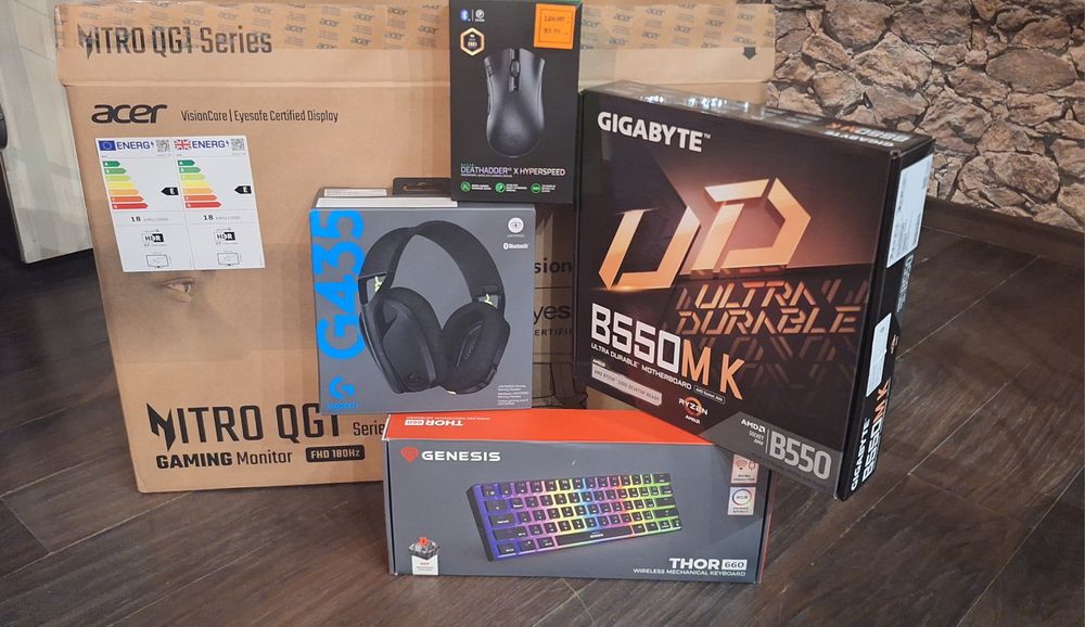 Компютър и периферия Ryzen 5600 /16GB ram/ RTX 3060 Ti