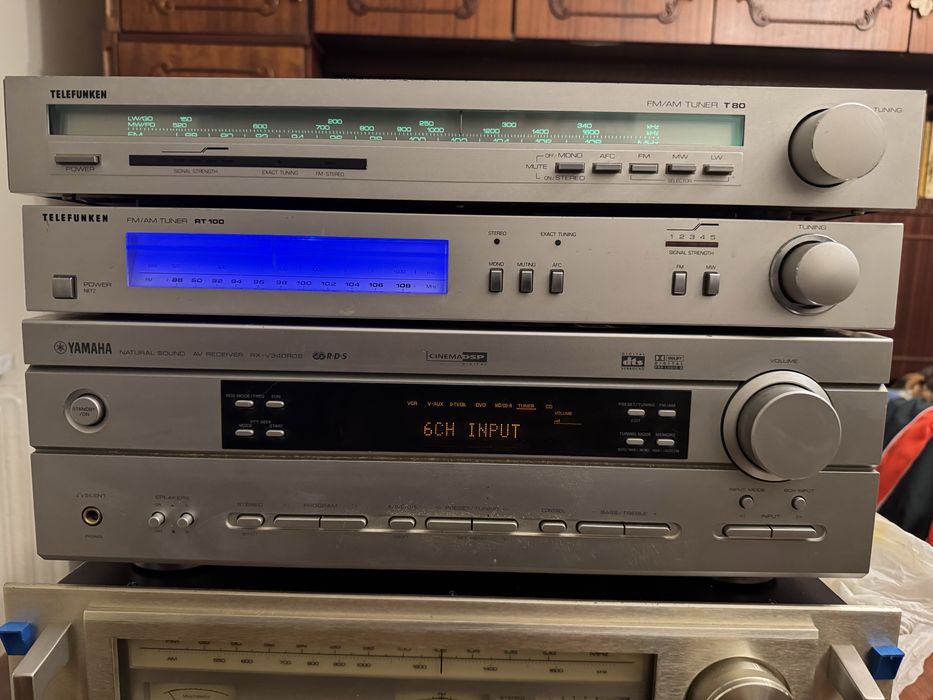 AV Receiver Yamaha, tunere Telefunken