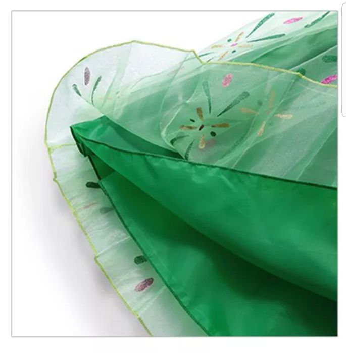 НОВО!!! Рокля на Ана от Замръзналото кралство + Корона!Аксесоари!