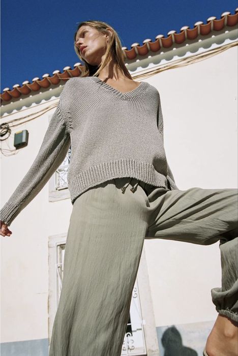 Pantaloni Zara, gri