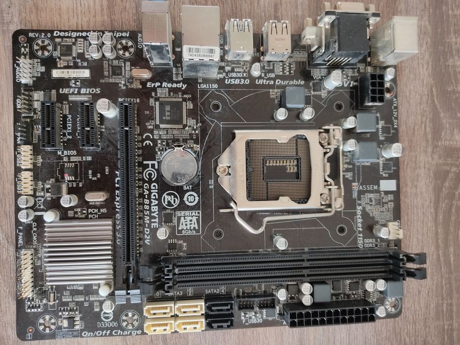 Материнская плата Gigabyte b85m-d2v