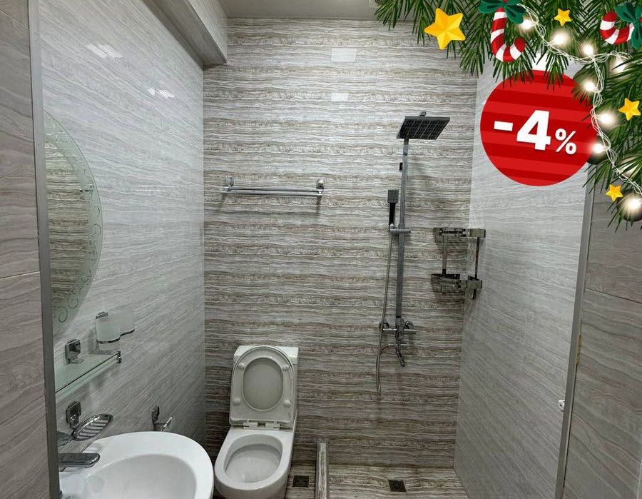 НОВОГОДНИЕ СКИДКИ Евро 2х комнатная квартира 43 м2 метро Олмос