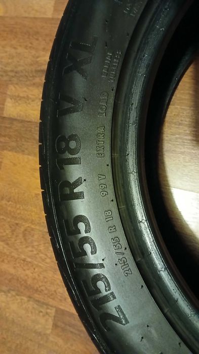 4 anvelope Continental  vara 215/55/18 DOT1019