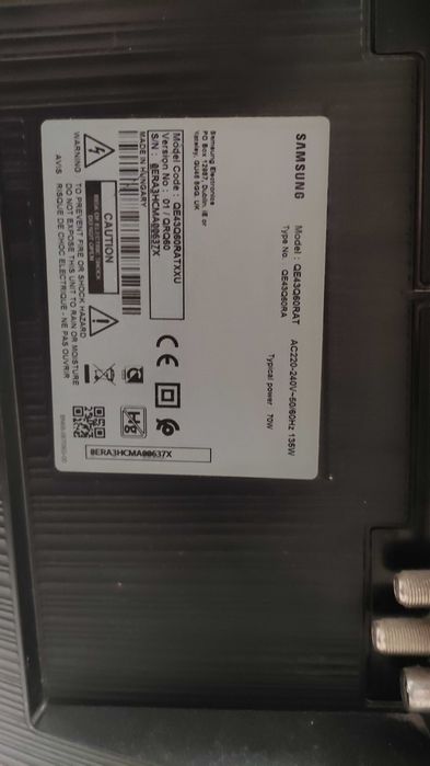 Smart Qled TV Samsung QE43Q60RAT Ultra HD 4K/108cm/Telecomanda ID411