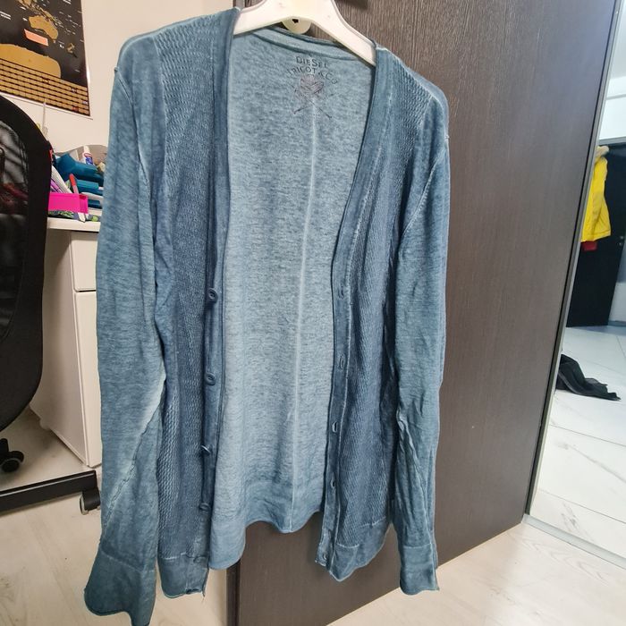 Cardigan Diesel albastru