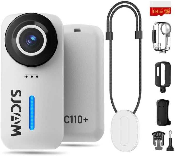 Нова Водоустойчива 4K камера с 6-осна стабилизация 64GB памет зуум