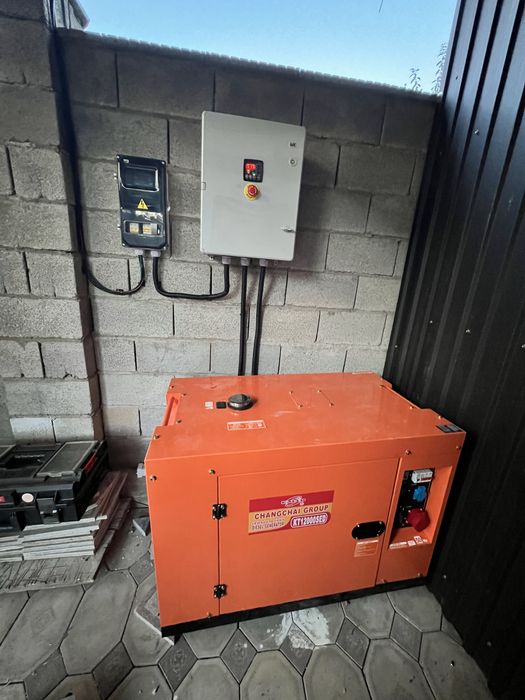 Бензиновый и дизельный генератор с АВР