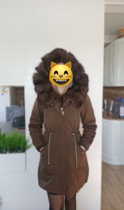 Парка зимняя, размер 44-46