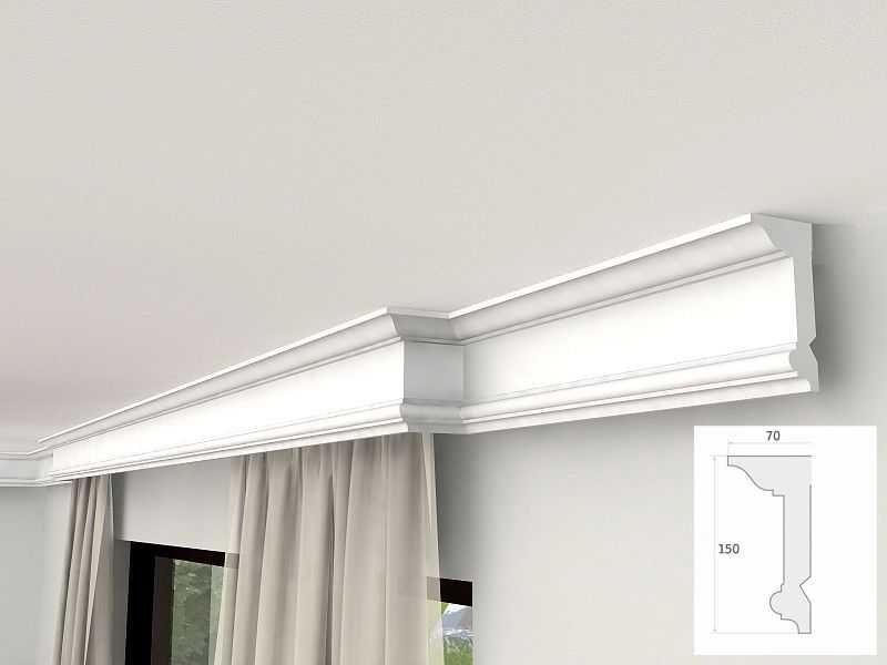 Mascare teava gaze cornisa draperie masca galerie sina perdea codLKO11