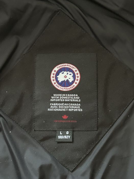 Geacă puffer Canada Goose (cu glugă și blană detașabilă) – Mărimea L