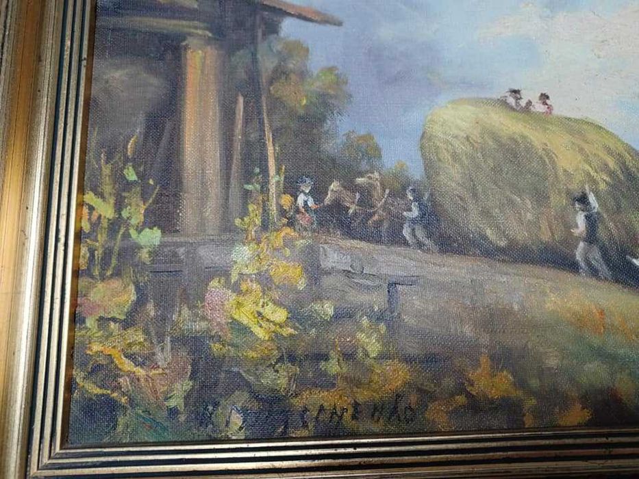 Mikhail D. Tkachenko (1860-1916) - Carul cu fân