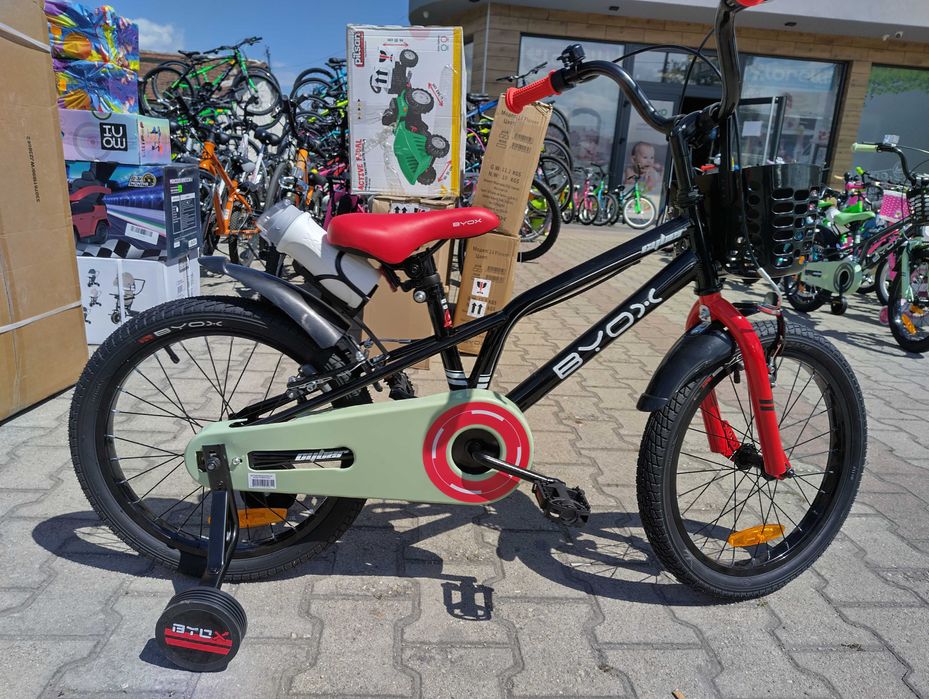 BYOX Велосипед 18" CYBER черен
