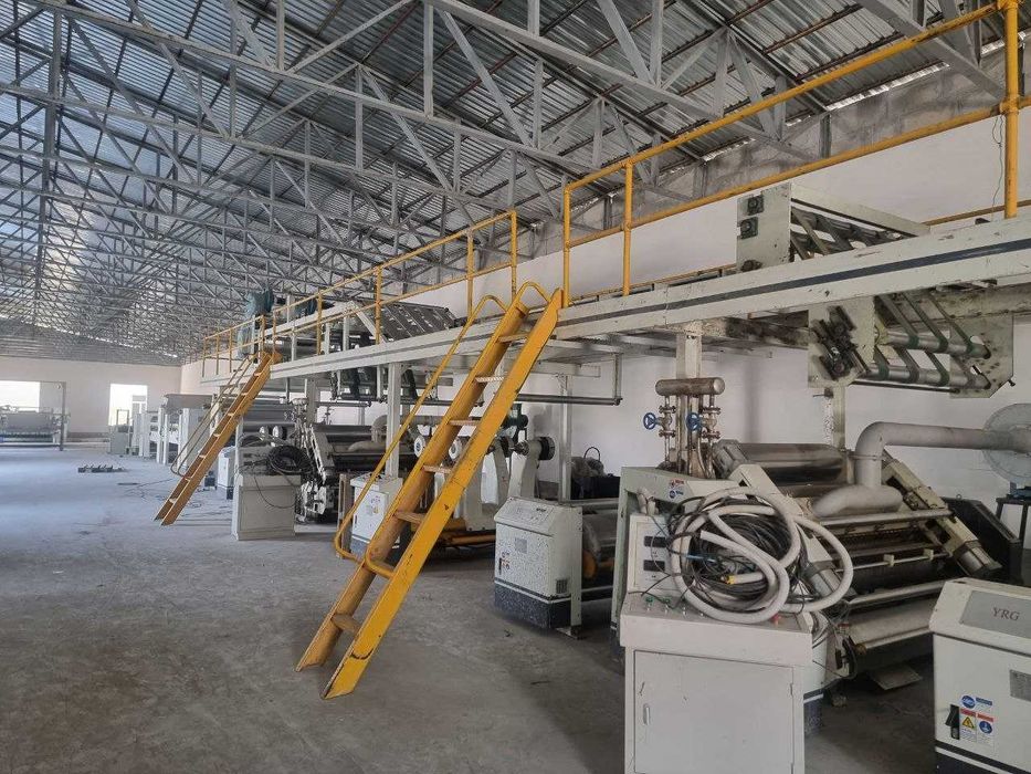 Линия по производству гофра картона, коробок