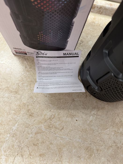 Продам Новую колонку Sing-e.