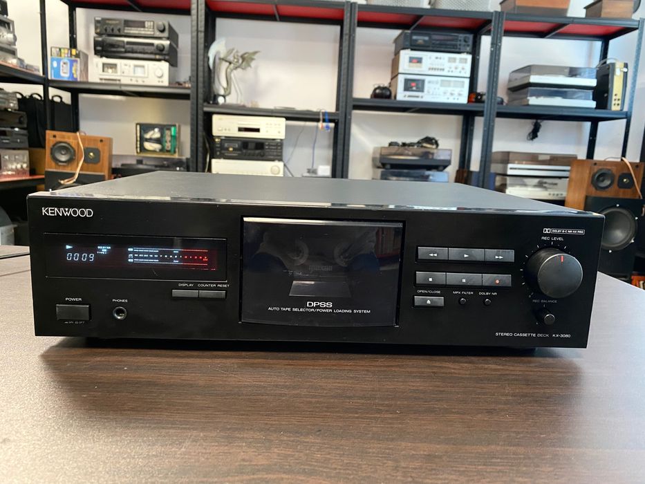 Тримоторен касетен дек Kenwood