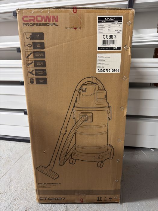 Строительный Пылесос CROWN 30L