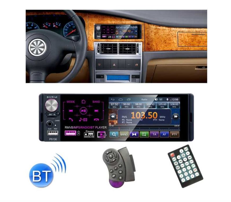 Radio Mp5 Auto Bluetooth Handsfree 2x Usb Microfon + Comenzi Volan