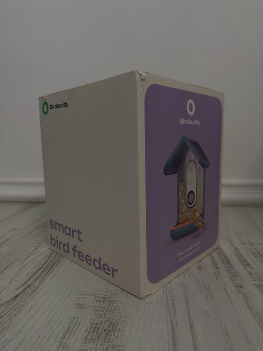 Bird Buddy 2.0 Smart Camera Bird Seed Feeder with Solar Roof