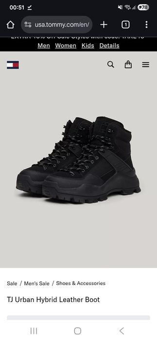 Кроссовки, ботинки, сапоги. Tommy hilfiger