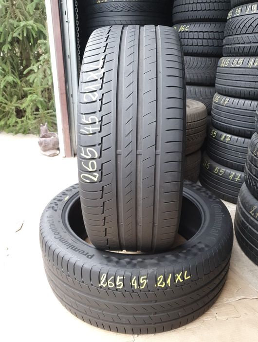 2 Anvelope Vară Continental Contact6  265 45 R21XL  DOT 0220.