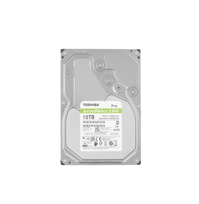 - Жесткий диск 10TB Toshiba S300 Surveillance HDWT31AUZSVA