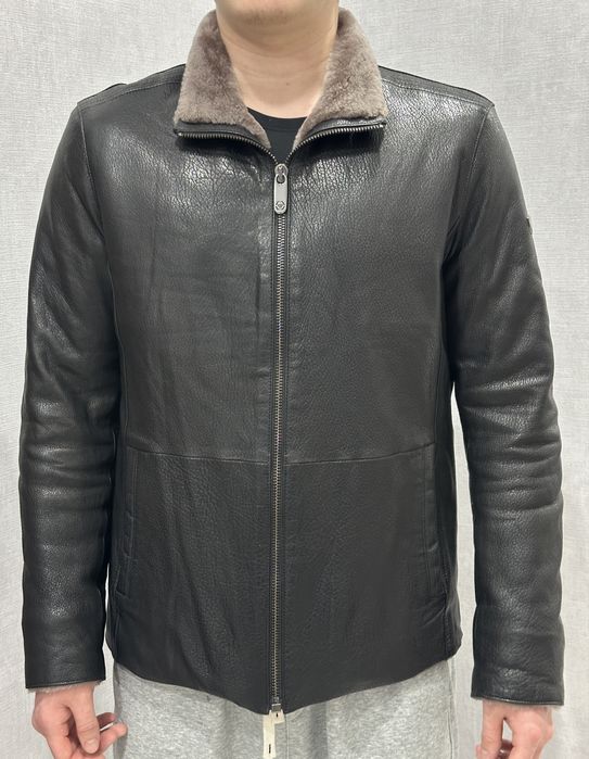 Кожанная дубленка