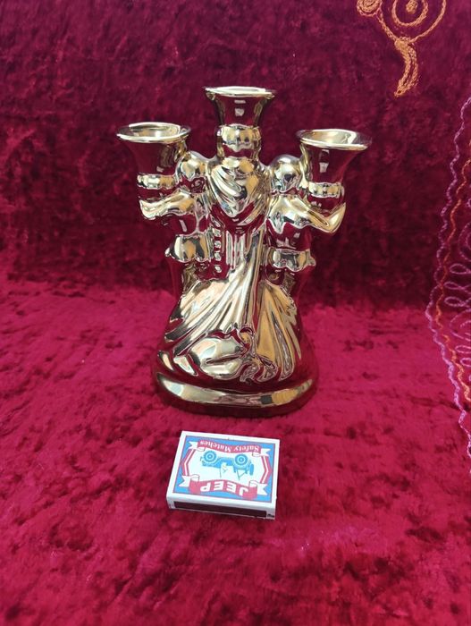 Игра , диск Грация , декор Дон Кихот и Санчо Панса , подсвечник
