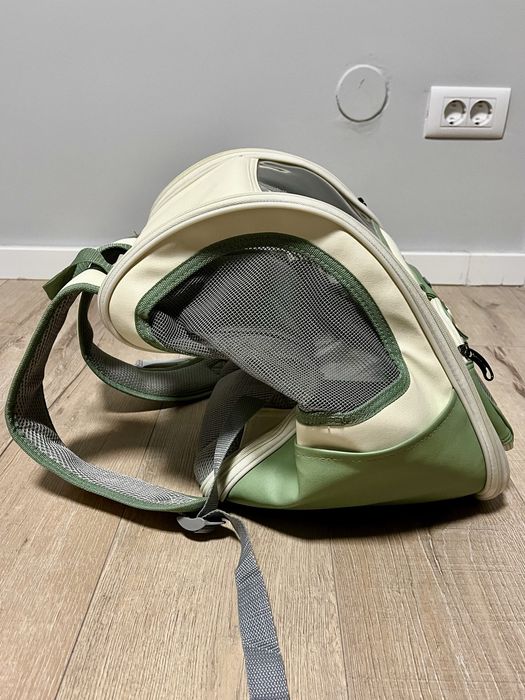 Rucsac Transport Pisica, Catel, Animale, Verde.