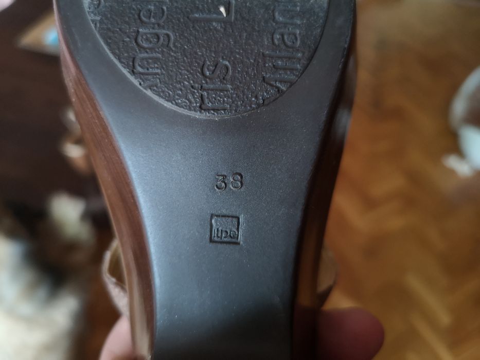 Италиански Дамски сандали от естествена кожа