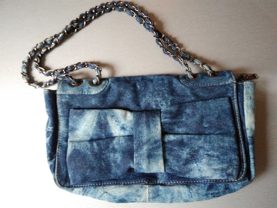 Чанта от дънков плат