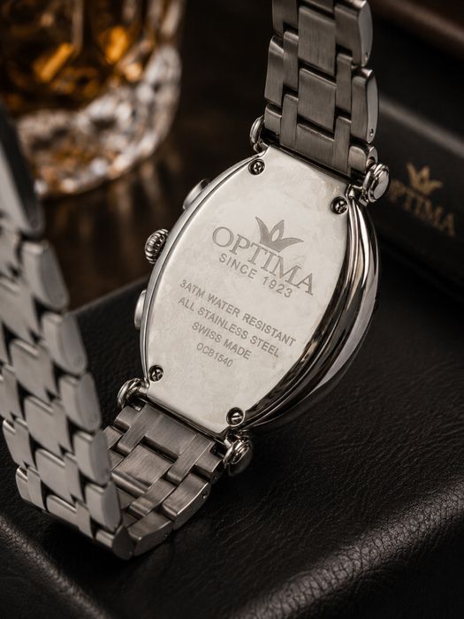 Ceas damă Optima Swiss Made Chronograph nou, cutie + garanție internațională 2y