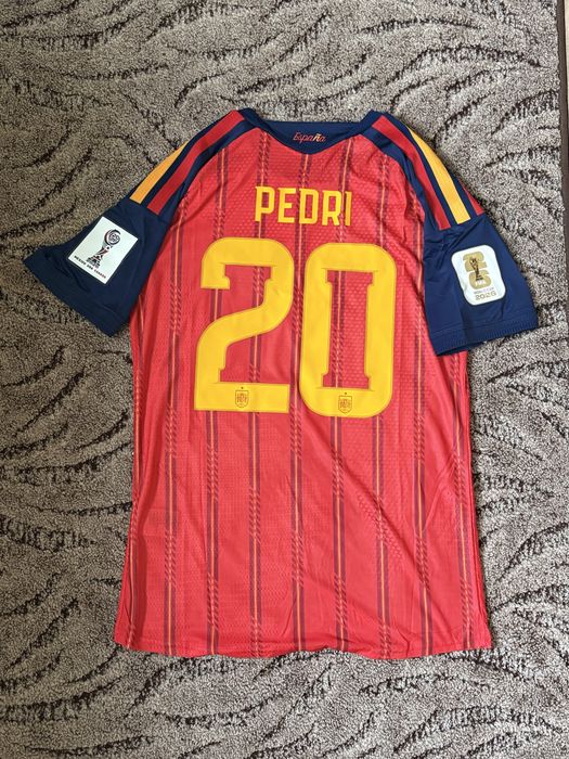 Tricou Spania Home World Cup 2026 Pedri #20 - Player Version - M