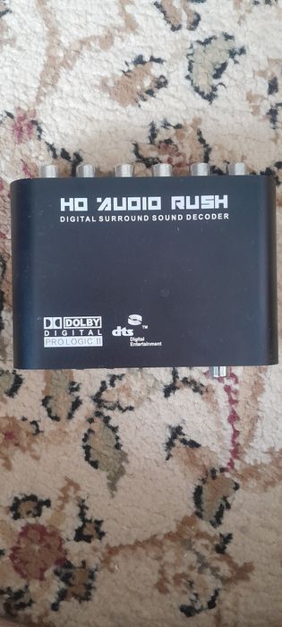 Цифровой аудиодекодер 5.1 HD Audio Rush (оптика/коаксиал)