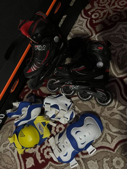 Ролики Fila  (S32, black-red)