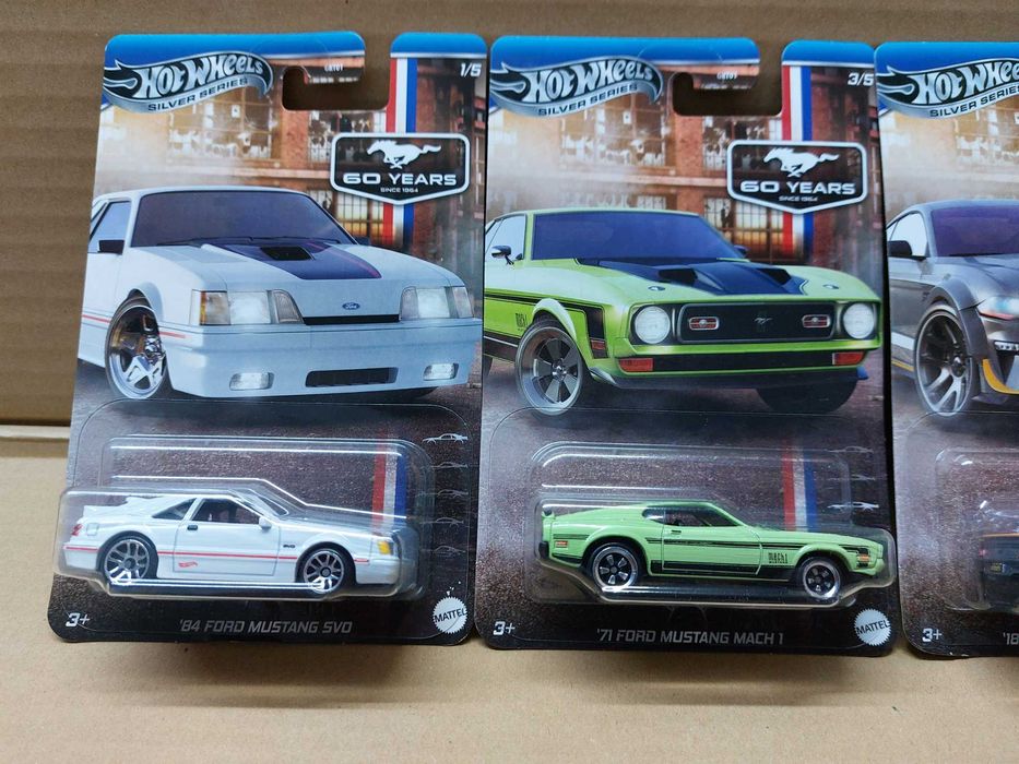Колички Hot Wheels FORD MUSTANG / Хот Уилс - 7 модела / 021