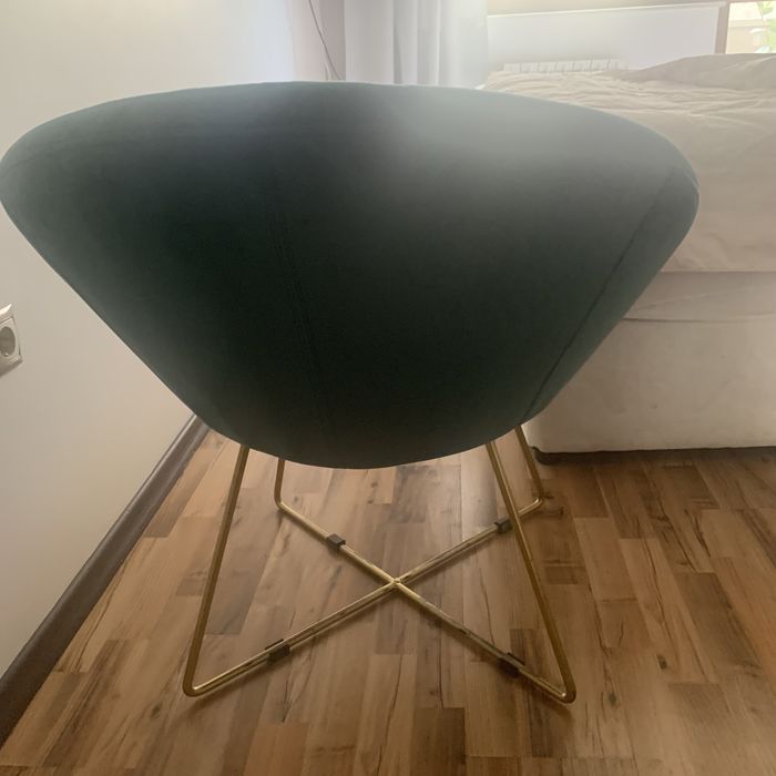 Фотьоил плюш цвят петрол