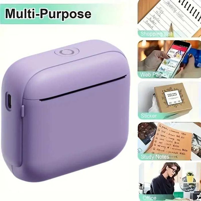 Мини термопринтер за деца с Bluetooth различни цветове