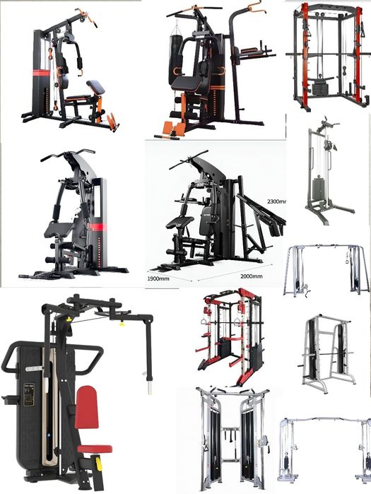 Многофункциональный силовой тренажёр разного выда и функции MR 106