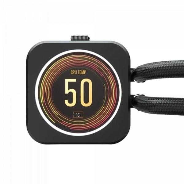 Система водяного охлаждения Cooler CORSAIR H100I ELITE LCD 240mm ++